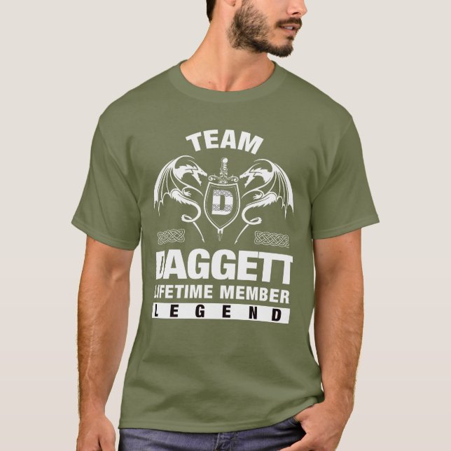 Team DAGGETT - Lifetime Member T-Shirt (Front)