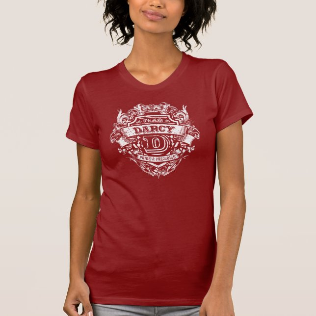 "Team Darcy" Pride and Prejudice T-Shirt (Front)