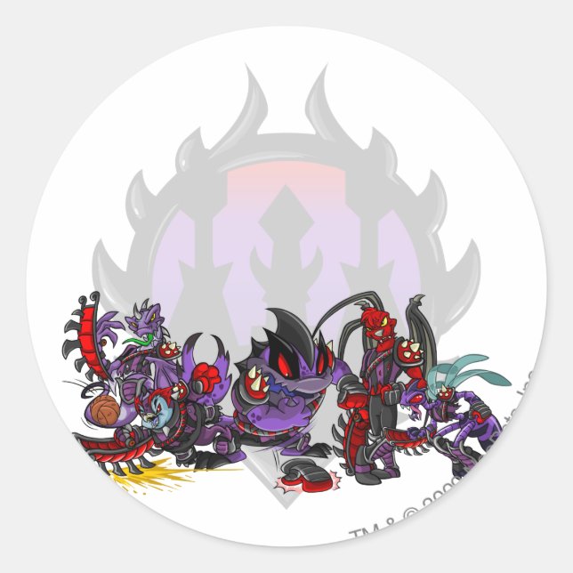 Team Darigan Citadel Group Classic Round Sticker (Front)