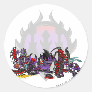 Team Darigan Citadel Group Classic Round Sticker