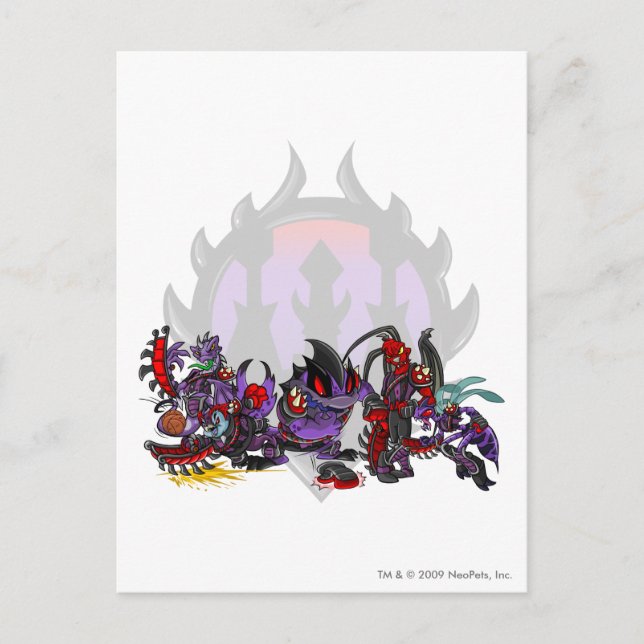 Team Darigan Citadel Group Postcard (Front)