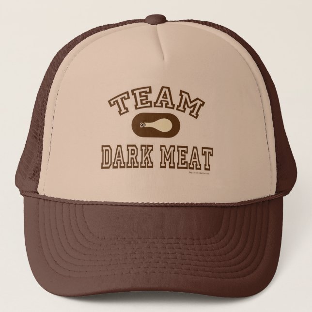 Team Dark Meat at Thanksgiving Trucker Hat (Front)