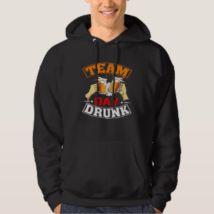 Team Day Drunk Beer Garage Day Drinker Hoodie