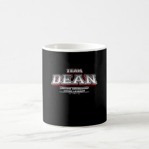 Team DEAN Family Surname Last Name Member Coffee Mug