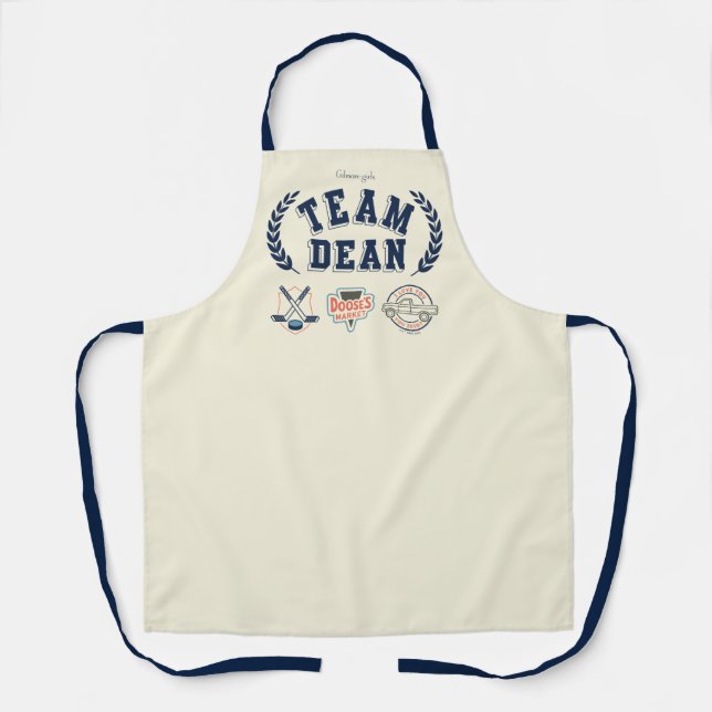 Team Dean Gilmore Girls Design Apron (Front)