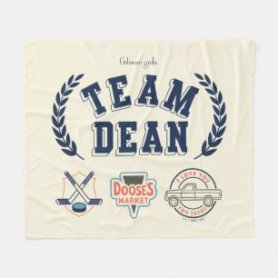 Team Dean Gilmore Girls Design Fleece Blanket