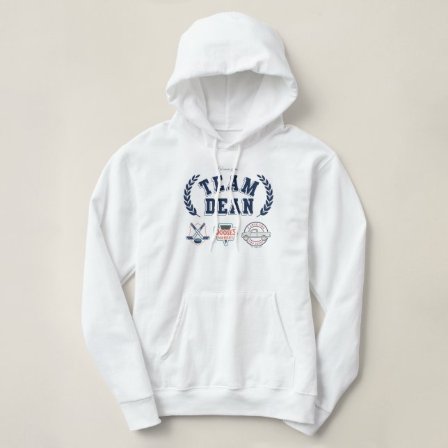 Team Dean Gilmore Girls Design Hoodie (Design Front)