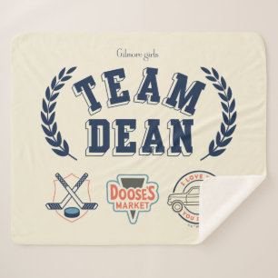 Team Dean Gilmore Girls Design Sherpa Blanket