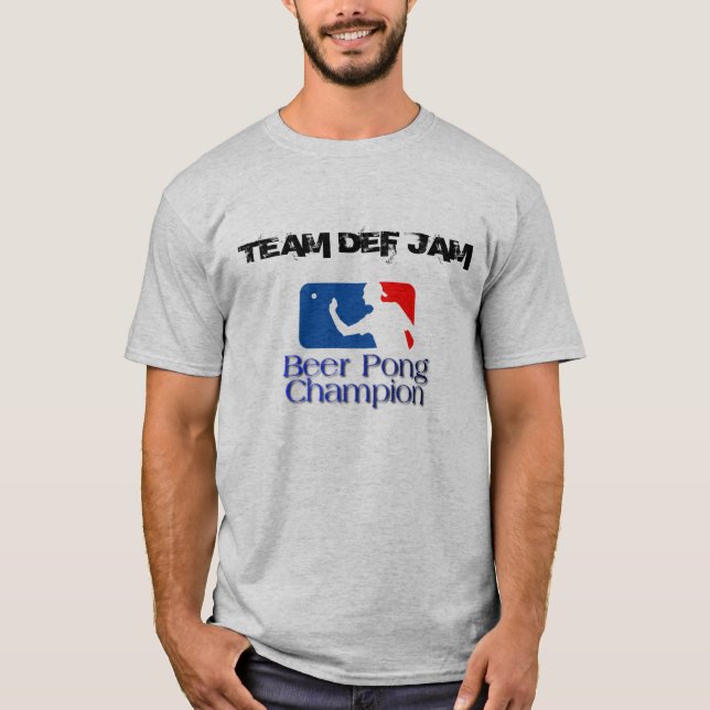 TEAM DEF JAM - Customised T-Shirt (Front)