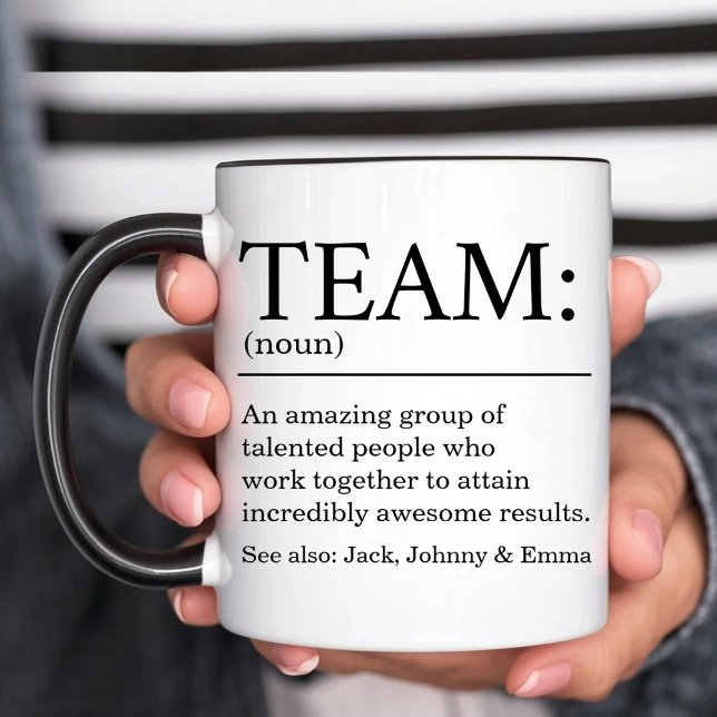 TEAM Definition Two-Tone Coffee Mug (Creator Uploaded)