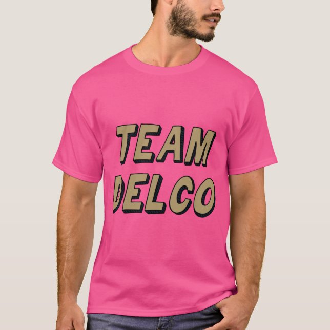 Team Delco Union Blue Gold T-Shirt (Front)