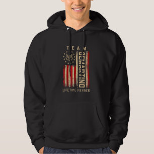 Team DEMARTINO Lifetime Member American Flag Hoodie