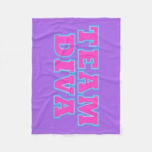 Team Diva Fleece Blankets