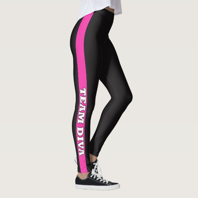 "TEAM DIVA" LEGGINGS (Right)