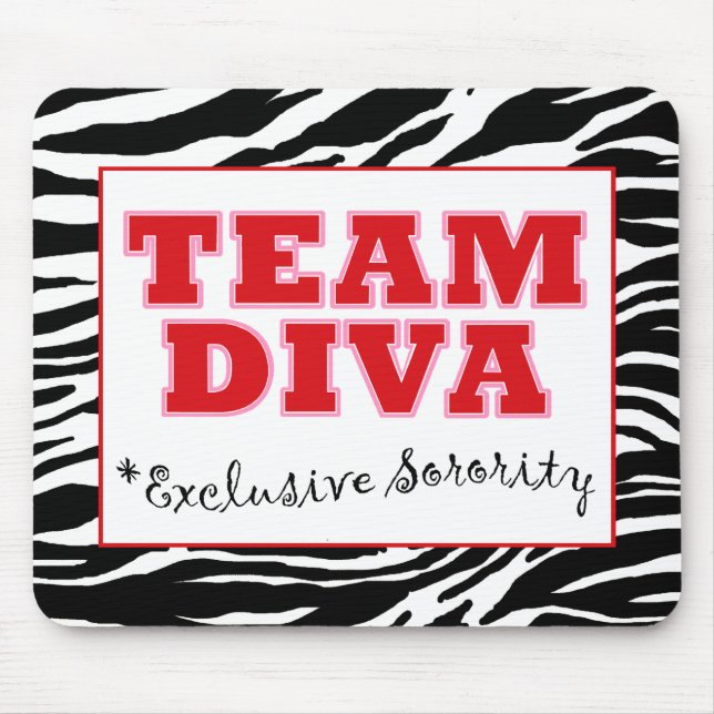 "Team Diva" Mouse Mat (Front)
