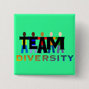 Team Diversity 15 Cm Square Badge