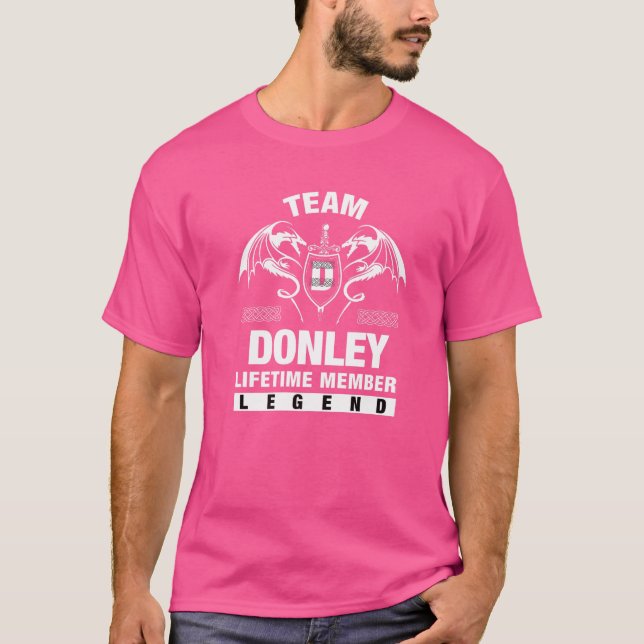 Team Donley Lifetime Member T-Shirt (Front)