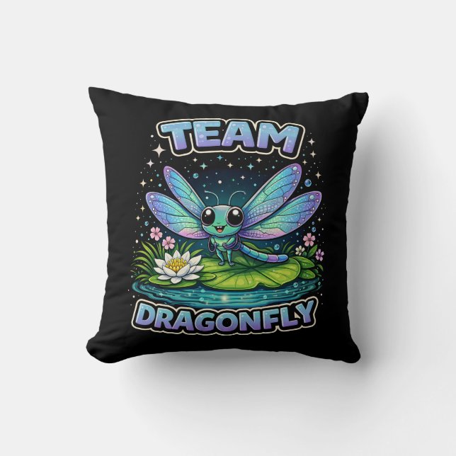 Team Dragonfly Cushion (Front)