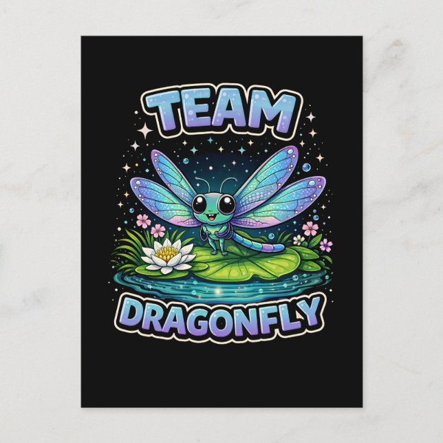 Team Dragonfly Postcard (Front)