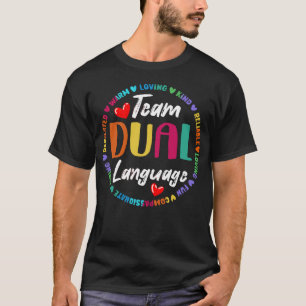Team Dual Language Proud Multilingual Squad T-Shirt