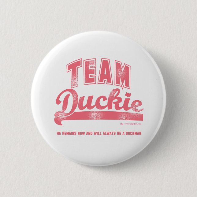 Team Duckie 6 Cm Round Badge (Front)