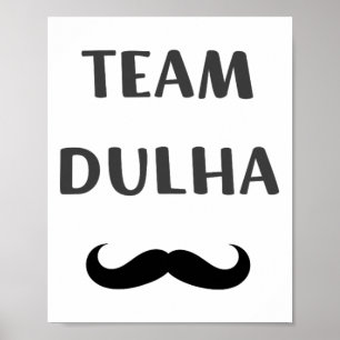 Team Dulha (team Groom) Indian South Asian Wedding Poster