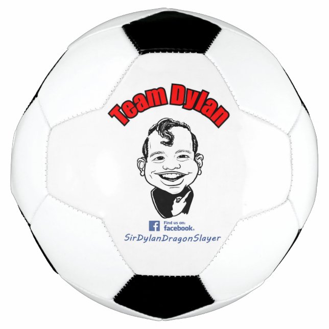 Team Dylan Soccer Ball (Front)