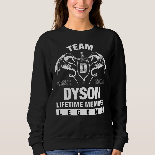 Team Dyson Lifetime Member Sweatshirt (Front)