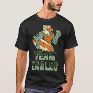 Team Eagle 07 Animal Sports Cute Surf Surfer Surfi T-Shirt
