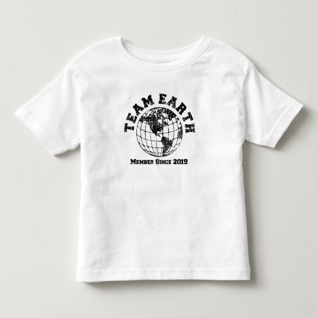 Team Earth Member since 2019 Kids Tee (Front)