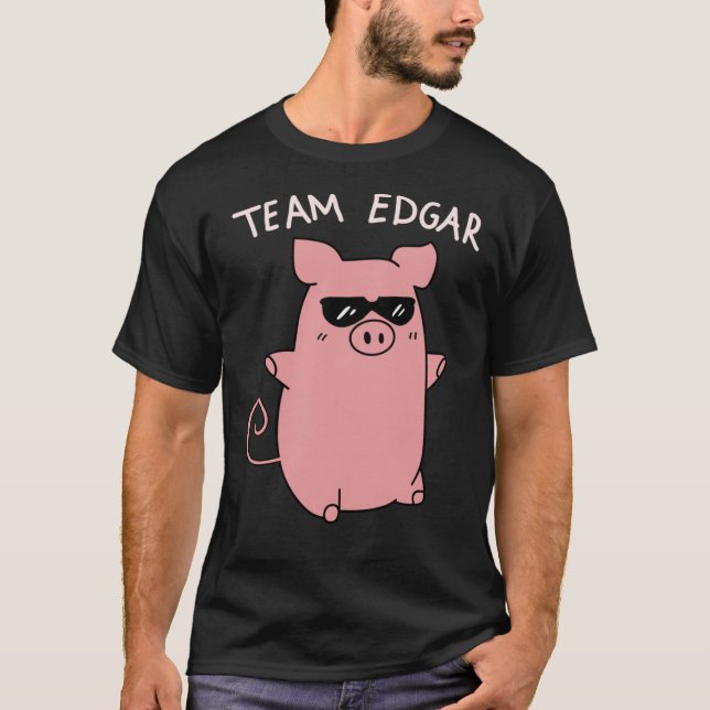 Team edgar Pink pig paluten Essential T-Shirt (Front)