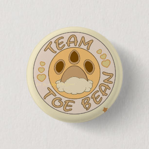 Team Eevee Toe Beans 3 Cm Round Badge