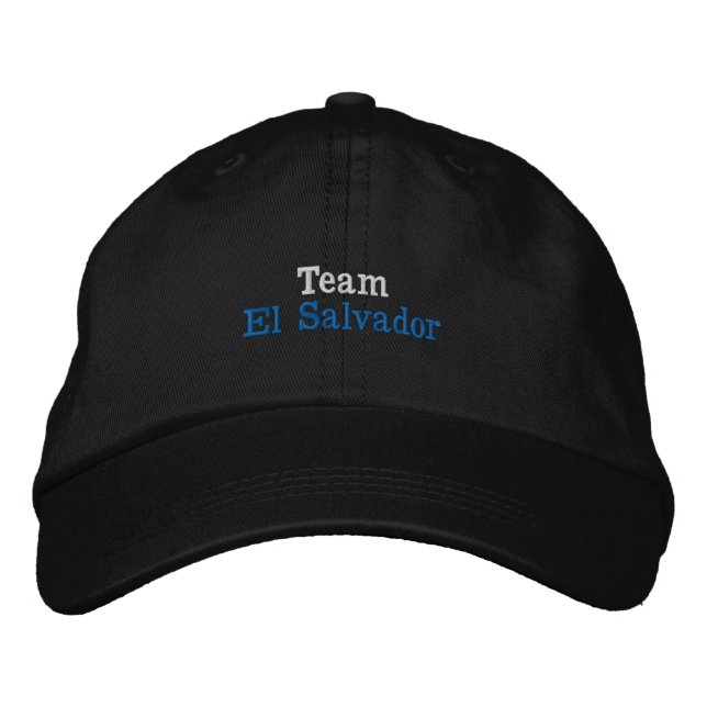 Team El Salvador Embroidered Hat (Front)
