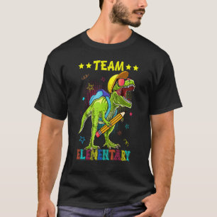 Team Elementary Dinosaur Student Teacher Back To T-Shirt