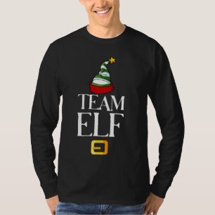 Team Elf Christmas Family Santa Costume Matching P T-Shirt