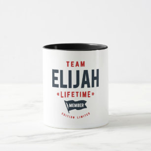 Team Elijah Lifetime Member Funny Name Elijah Mug