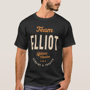 Team Elliot Lifetime Member - Name Elliot T-Shirt