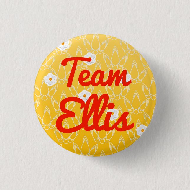 Team Ellis 3 Cm Round Badge (Front)