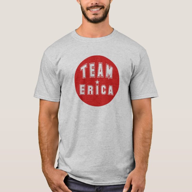 Team Erica Red_2 T-Shirt (Front)