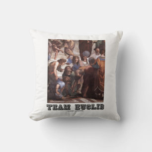 Team Euclid Raphael's School Of Athens Painting Cushion