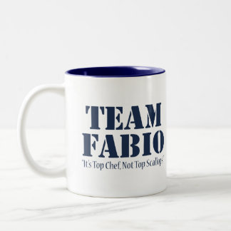 Team Fabio Two-Tone Coffee Mug