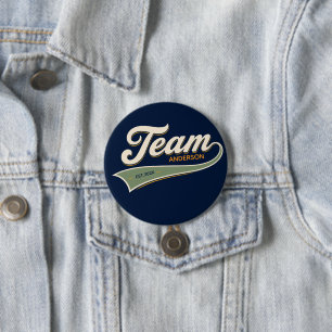 Team family gathering cold sport logo 7.5 cm round badge
