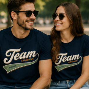 Team family gathering cold sport logo  T-Shirt