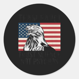 Team Fauci Anti Trump Dr Anthony Fauci 2028 Premiu Classic Round Sticker