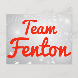 Team Fenton Postcard