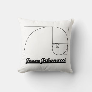 Team Fibonacci (Fibonacci Spiral) Cushion
