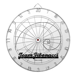 Team Fibonacci (Fibonacci Spiral) Dartboard