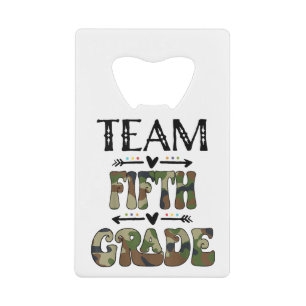 Team Fifth Grade Back To School Day Camo Teachers