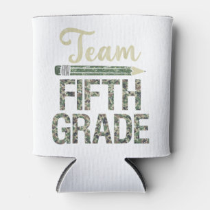 Team Fifth Grade Back To School Day Camo Teachers Can Cooler