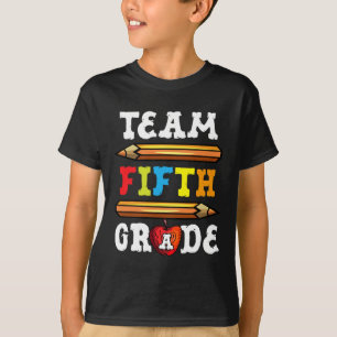 Team Fifth Grade Byck To School 5th Grade Teacher T-Shirt